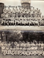 57 EME REGIMENT ET CANTINE DOMEGE - LOT DE 2 CARTES PHOTOS MILITAIRES - Régiments