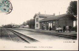 45....LOIRET...FAY AUX LOGES....LA GARE.......‹(•¿•).... - Montargis