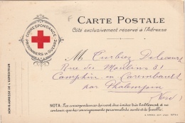 Carte Postale Croix Rouge Prisonniers De Guerre - Croce Rossa