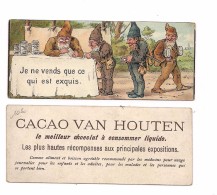 CHROMO    CACAO  VAN HOUTEN  : PETITS LUTINS DE NOEL - - Van Houten