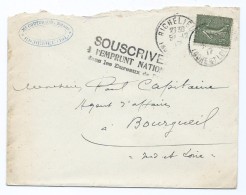 1609 - Lettre + Correspondance COUTURAUD Notaire Richelieu 37 Tampon Souscrivez à L'emprunt National Bourgueil Capitaine - 1877-1920: Semi Modern Period