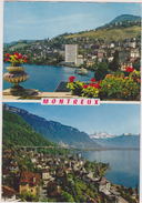 SUISSE,SWITZERLAND,SWISS,HELVETIA,SCHWEIZ,SVIZZERA,MONTREUX EN 1970,VAUD,RIVIERA PAYS D´ENHAUT ,lac Léman - Montreux