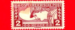 Nuovo MNH - AUSTRIA - 1917 - Mitologia - Mercurio - Francobollo Giornale - 2 - Ongebruikt