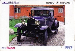 Carte Prépayée Japon - VIEILLE VOITURE -  OLDTIMER CAR Japan Prepaid Lagare Card / 1000 - AUTO Karte - 3057 - Voitures