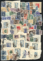 Large Number Of Used Stamps (on Fragments Or Singles) With Very Interesting Cancels, VF Opportunity For The... - Uruguay