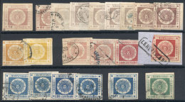 Stockcard With 21 Classic Stamps, Most Of Fine To VF Quality, Including Some Interesting Cancels And A Range Of... - Uruguay