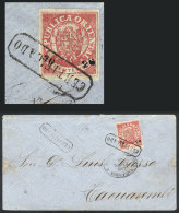 GJ.27, 1866 Coat Of Arms 20c. On 6c. Rose, Very Nice Example Of 4 Margins Franking A Registered Cover Sent From... - Uruguay