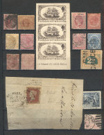 Stockbook With Interesting Accumulation Of Used Or Mint Stamps Of Various Countries And Periods, Mixed Quality,... - Collections (with Albums)