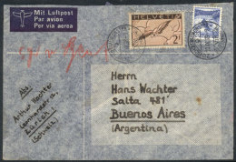 Airmail Cover Franked With 2.30Fr., Sent From Zürich To Argentina On 10/SE/1938, VF! - Andere & Zonder Classificatie