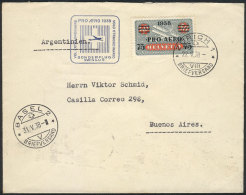 22/MAY/1938 Zürich - Buenos Aires, Cover Carried In Swissair Special Flight, Very Fine Quality. - Other & Unclassified