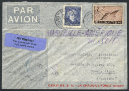 Airmail Cover Sent To Argentina On 1/DE/1933 Franked With 2.30Fr., VF Quality! - Andere & Zonder Classificatie