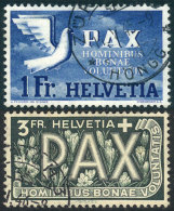 Sc.301 + 303, 1945 Peace 1Fr. And 3Fr. Used And Of Very Fine Quality, Catalog Value US$170. - Andere & Zonder Classificatie