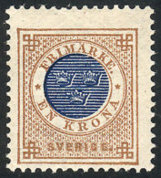 Sc.49, 1886/91 1Kr. Bistre And Dark Blue, Mint, VF Quality, Catalog Value US$100. - Sonstige & Ohne Zuordnung
