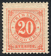 Sc.46, 1886/91 20o. Vermilion, Mint, VF Quality, Catalog Value US$125. - Autres & Non Classés