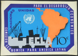 Circa 1975, Unadopted Original Artist Design (by A. Medina Medina, From Uruguay) For A 10c. Stamp "Economic... - Sonstige & Ohne Zuordnung