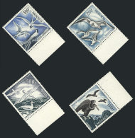 Sc.C41/C43 + C44a, 1955/7 Birds, Complete Set Of 4 Values Perf 11, MNH With Sheet Margin, Excellent Quality,... - Poste Aérienne