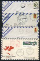 3 Covers Sent From Buenos Aires To Falkland Islands Between 1984 And 1988 And Returned To Sender Crossed Out, With... - Falkland