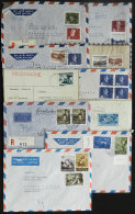 28 Covers Used Between 1945 And 1965 With Nice Postages, Most Sent To Argentina, Almost All Of VF Quality, Good... - Autres & Non Classés