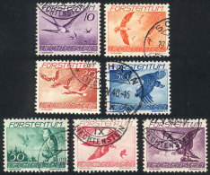 Sc.C17/C23, 1939 Birds, Cmpl. Set Of 7 Used Values, VF Quality, Catalog Value US$47+ - Luftpost