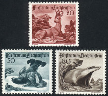 Sc.243/245, 1950 Animals, Cmpl. Set Of 3 Values, Mint Lightly Hinged, VF Quality, Catalog Value US$28+ - Autres & Non Classés