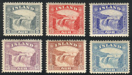 Sc.170/175, 1931/2 Gullfoss Waterfall, Cmpl. Set Of 6 Values, MNH, VF Quality, Catalog Value US$203 (for A Set With... - Other & Unclassified