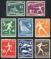 Sc.B25/B32, 1928 Olympic Games, Cmpl. Set Of 8 Values, VF, Catalog Value US$46+ - Neufs