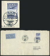 Airmail Cover Sent From Lahti To Argentina On 24/AP/1950, Franked By Sc.C3 Alone, Excellent Quality! - Other & Unclassified
