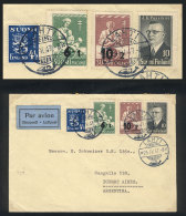 Airmail Cover Sent From Lahti To Argentina On 25/AP/1947, Franked By Sc.B80/81 + Other Values, VF Quality! - Autres & Non Classés