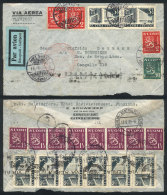 Airmail Cover Sent From Helsinki To Argentina On 16/MAY/1939 With Spectacular Postage On Front And Back (including... - Otros & Sin Clasificación