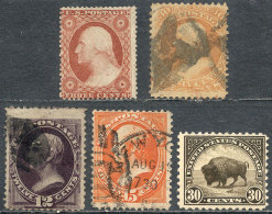 5 Old Stamps, Fine General Quality (of The 2 Unused Copies, The Older One Is Without Gum), High Catalog Value, Good... - Other & Unclassified