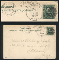 PC With View Of A Town In Finland, Sent WITHOUT POSTAGE From TOWNSEND To Attleboro On 15/MAR/1906, Upon Destination... - Marcophilie