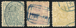 Sc.13/15, 1888 Cmpl. Set Of 3 Values Used, Nice Cancels, The 5c. With Tiny Barely Visible Thin (on Back), The Rest... - Andere & Zonder Classificatie