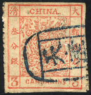 Sc.8a, Used, With 3 Margins Trimmed With Scissors, Nice Cancel, Catalog Value US$450. - Autres & Non Classés