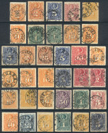 More Than 90 Old Stamps, Most With Interesting And Rare Cancels, Very Interesting Lot To The Specialist, LOW START! - Chili