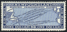 Sc.C8, 1931 1$ Blue, Mint With Small Hinge Remnant, VF Quality, Catalog Value US$70. - 1908-1947