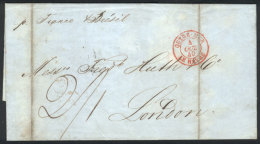 Entire Letter Sent From Rio De Janeiro To London On 14/AU/1849 By French Mail, With Transit Mark Of Le Havre And... - Autres & Non Classés