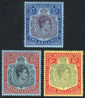 Sc.123a + 124a + 125a, All With Perforation 14, Mint Lightly Hinged, VF Quality, Catalog Value US$95+ - Bermudes