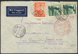 Airmail Cover Sent From Wien To Buenos Aires On 14/SE/1937 Via German Mail, Fine Quality! - Autres & Non Classés