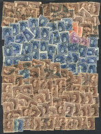 Approximately 300 To 400 Used Post-classic Stamps, Most With Identifiable And Interesting Cancels, Fine To... - Collections, Lots & Séries