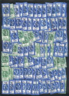 CIGARETTES: Lot Of Many Hundreds Of Revenue Stamps To Pay Domestic Taxes For Cigarettes, Many Sets And Varied... - Andere & Zonder Classificatie