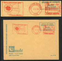 Unposted Envelope With PROOF Of Machine Cancel For 3/SE/1990 With Slogan: 'Argentine Gold And Bronze Medal - Intl.... - Sonstige & Ohne Zuordnung