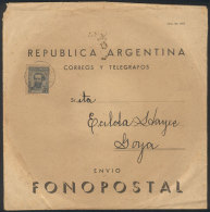 Circa 1942, Rare FONOPOST Delivery, Special Cover Sent From Buenos Aires To Goya Franked With 15c. (GJ.892), With... - Sonstige & Ohne Zuordnung