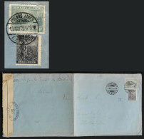 Large Cover Sent From Buenos Aires To The Netherlands On 13/MAY/1918, Franked With 50c. Plowman (rare) + 10c.... - Autres & Non Classés