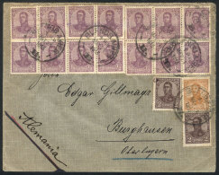 Cover Sent From Buenos Aires To Germany On 21/MAY/1913, With Spectacular Postage Of 12c. Consisting Of Stamps From... - Autres & Non Classés