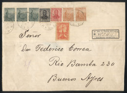 Front Of A Parcel Post Sent From Concepción Del Uruguay To Buenos Aires On 17/AU/1912 Franked With 87c.:... - Sonstige & Ohne Zuordnung