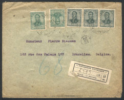 Registered Cover Sent From Sucursal 40-Boedo (Buenos Aires) To Belgium In AP/1911 Franked With 36c.: 2x 3c. + 3x... - Autres & Non Classés