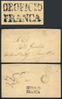 Cover Sent From Salta To Buenos Aires On 7/JUN/1885, Free Of Charge, All The Marks Were Applied On Back:... - Sonstige & Ohne Zuordnung