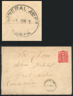 5c. Kidd Stationery Envelope With Pen Cancel, Sent To GENERAL ACHA (La Pampa), Arrival Mark Of 4/JUN/1881, Rare And... - Sonstige & Ohne Zuordnung