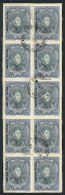 GJ.709, 50P. San Martín (large Size) Perforation 13½, With Vertical Overprint Type IV, Fantastic Used... - Dienstzegels