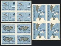 GJ.1272P/1274P, 1964 South Orkneys, Falklands Islands/Malvinas And Antarctica, Cmpl. Set Of 3 Values In IMPERFORATE... - Other & Unclassified